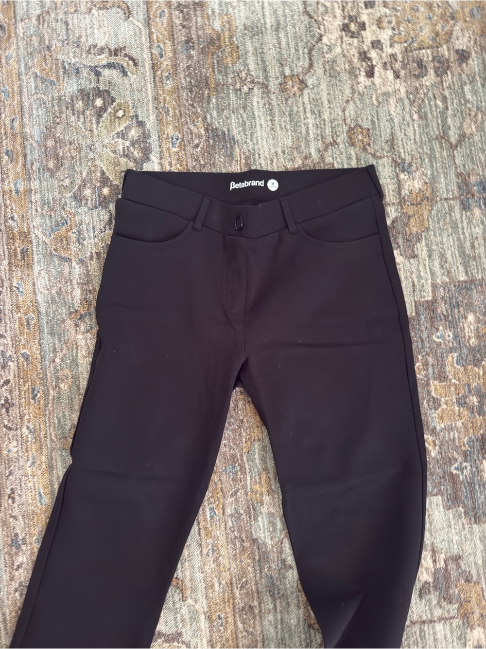Betabrand Women's Black Stretch Jeans